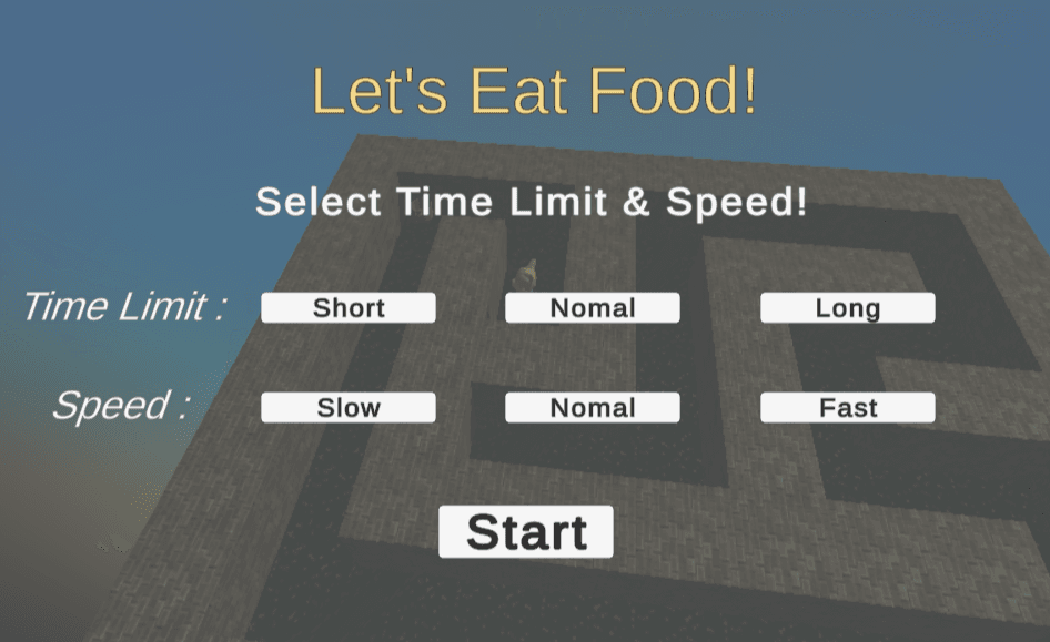 迷路自動生成3Dアクションゲーム